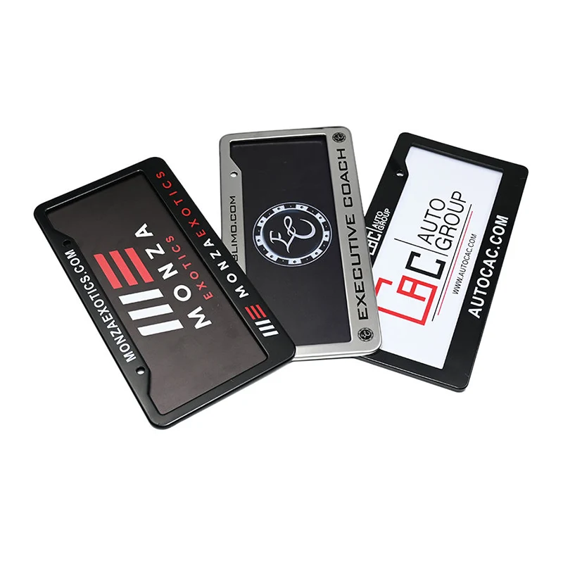 Logo Printed Car License Plate Frame